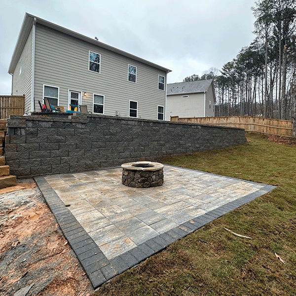 retaining walls after